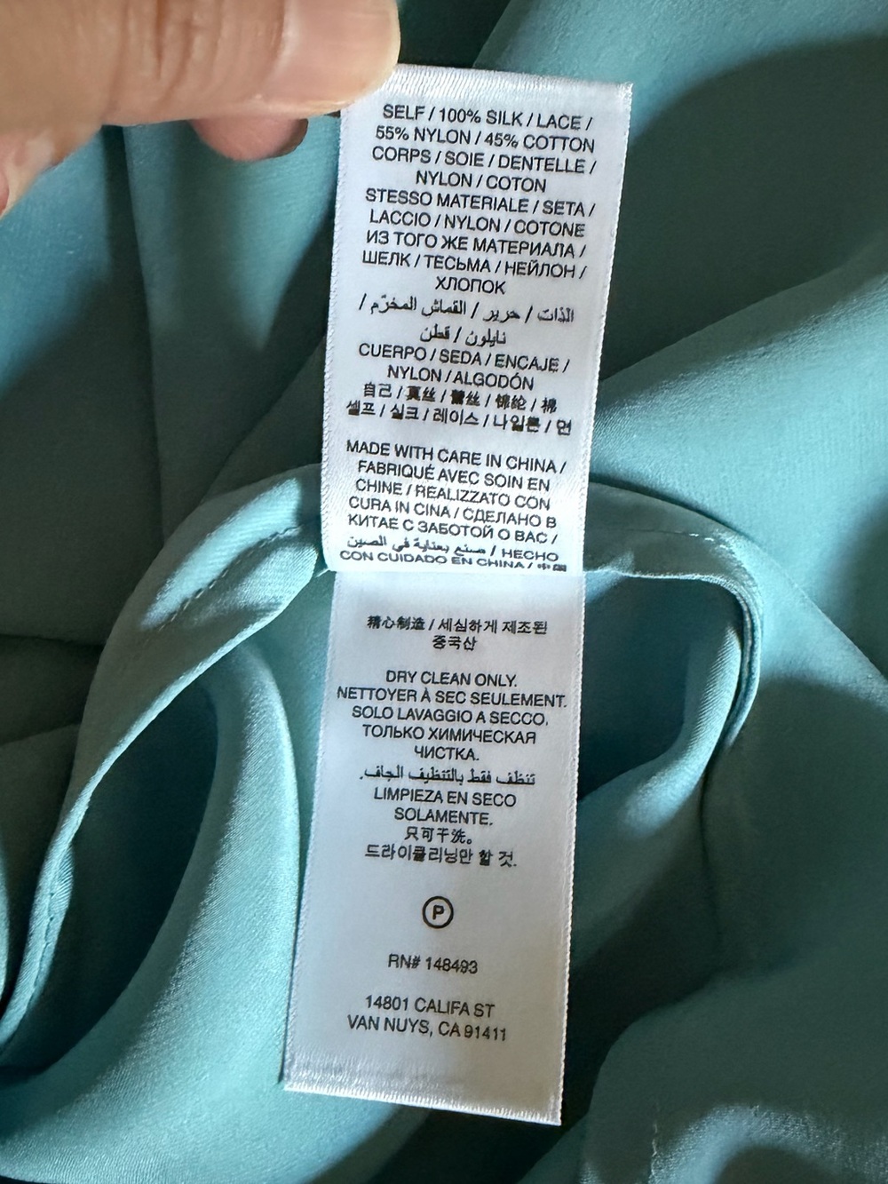 DOEN -Deep Aquamarine- Marcelle Dress S - Picture 7 of 7